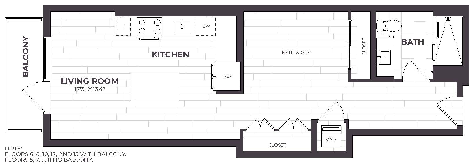 Floor Plan Image of Apartment Apt 0704